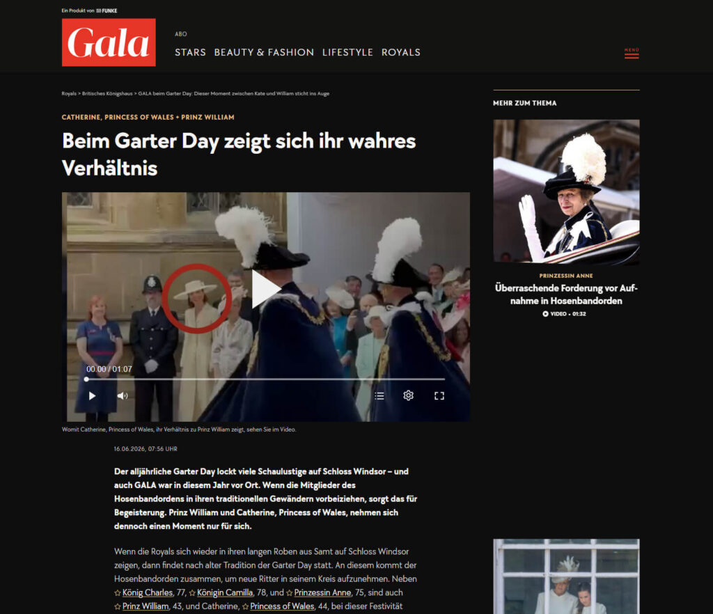 Gala beim garter day